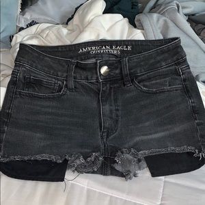 Black American Eagle Shorts